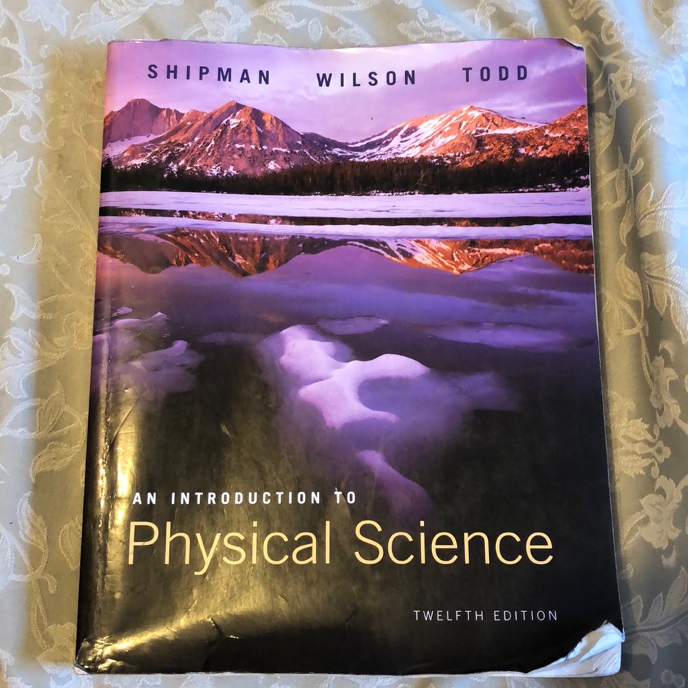 Physical science textbook 📚 ISBN# 9780618935963